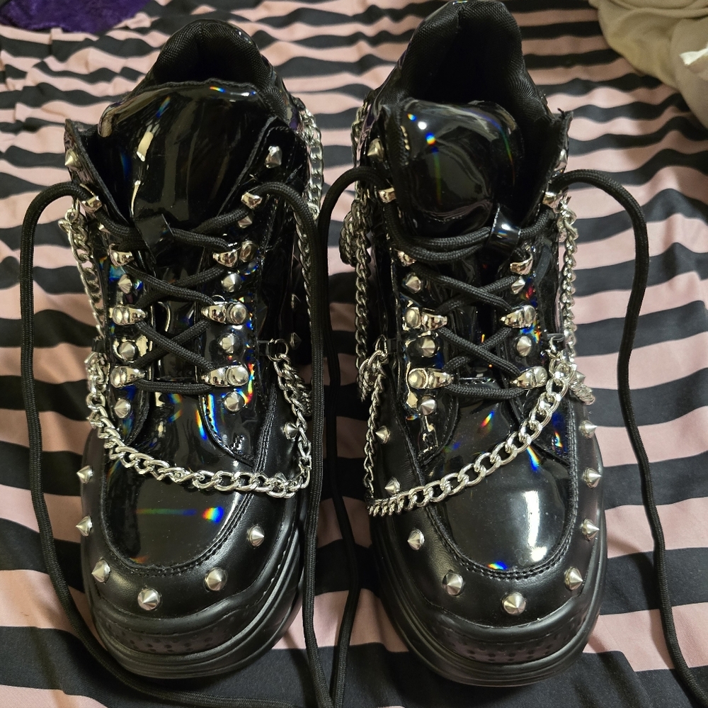 Anthony Wang Space Candy Hologram Platform Sneakers